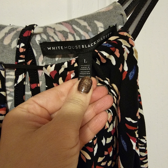 White house black market sleeveless halter top - Picture 4 of 6